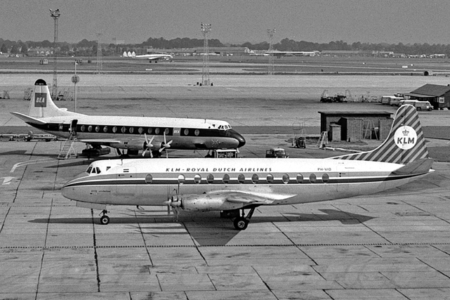 Photo of Koninklijke Luchtvaart Maatschappij N.V. (KLM) Viscount PH-VID c/n 175 June 1961