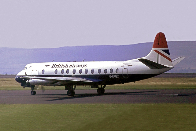 Photo of British Airways (BA) Viscount G-APEX c/n 381