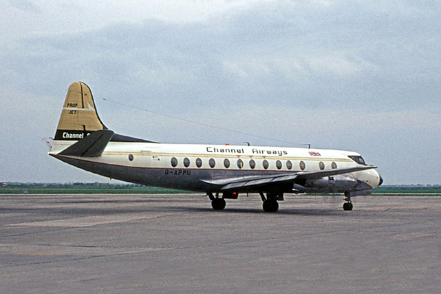 Photo of Channel Airways Viscount G-APPU c/n 364
