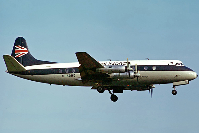 Photo of British Airways (BA) Viscount G-AORD * c/n 171 August 1973