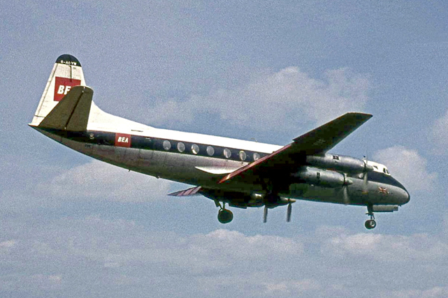 Photo of British European Airways Corporation (BEA) Viscount G-AOYM c/n 262 June 1961