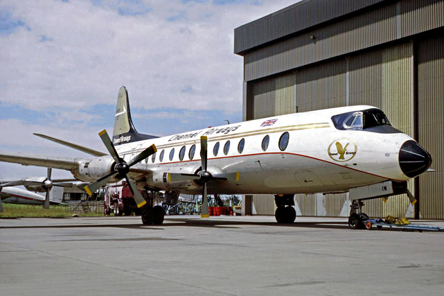 Photo of Alidair Viscount G-AVIW c/n 358 June 1972