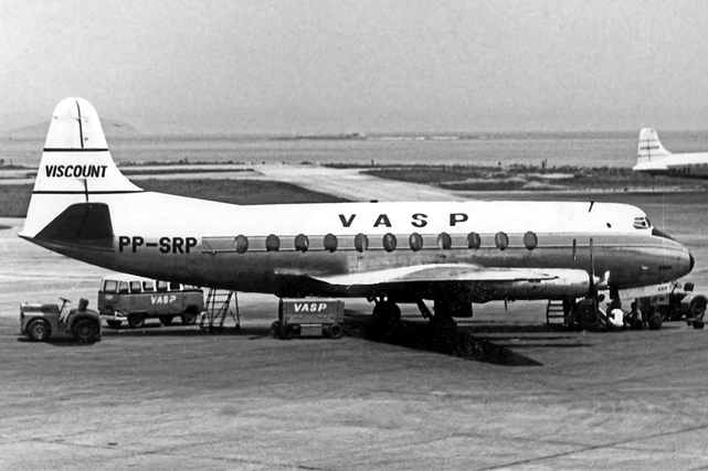 Photo of Viação Aérea São Paulo SA (VASP) Viscount PP-SRP c/n 61 October 1967