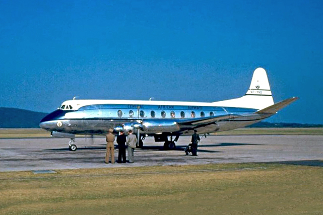 Photo of Central African Airways Corporation (CAA) Viscount VP-YND c/n 101 July 1956
