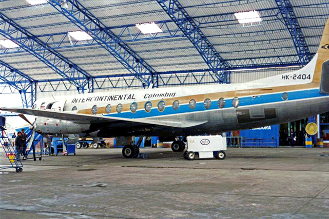 Photo of Intercontinental de Aviación Viscount HK-2404 c/n 457 September 1992