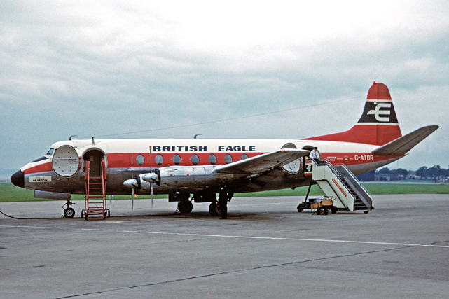 Photo of British Eagle International Airlines Ltd Viscount G-ATDR c/n 393 September 1965