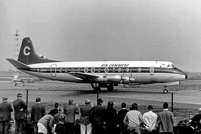 Photo of Air Commerz Viscount D-ADAN c/n 421 May 1972