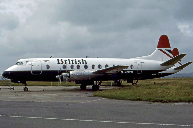 Photo of British Airways (BA) Viscount G-AOYO