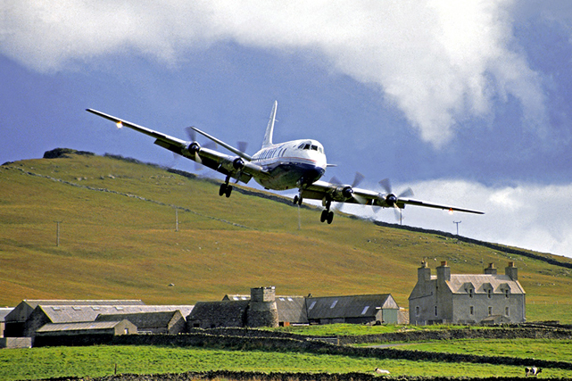 BAF - British Air Ferries V.802 series Viscount G-AOHM - Peter Scott