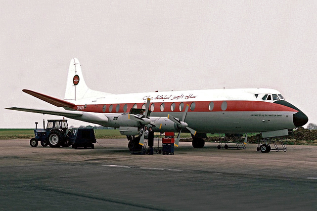 Photo of British Midland Airways (BMA) Viscount 3D-ACM c/n 435 November 1978