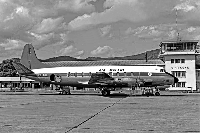Photo of Air Malawi Viscount 7Q-YDL c/n 241 April 1968
