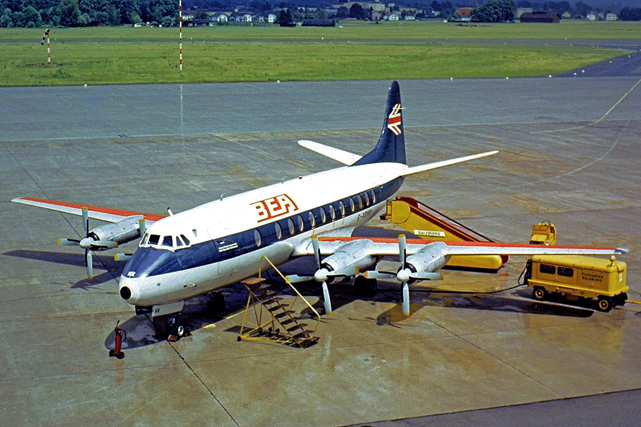 Photo of British European Airways Corporation (BEA) Viscount G-AOHK c/n 160 June 1971