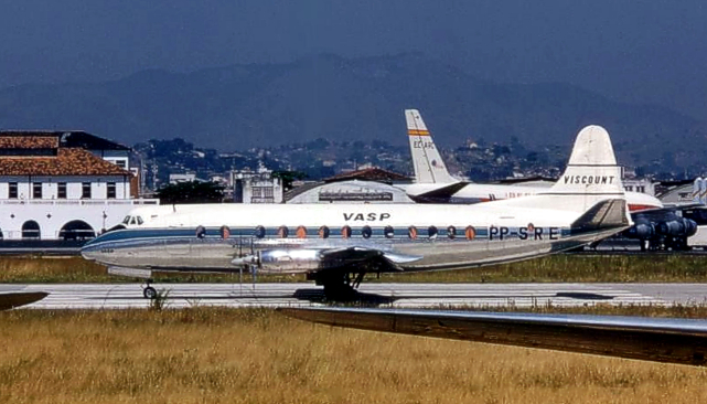 Photo of Viação Aérea São Paulo SA (VASP) Viscount PP-SRE c/n 399 March 1962