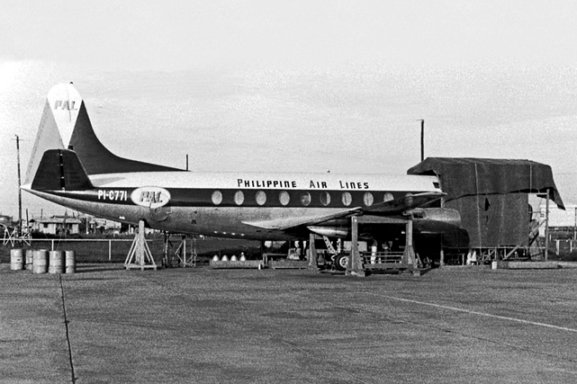 Photo of Philippine Air Lines (PAL) Viscount PI-C771 c/n 324 October 1965