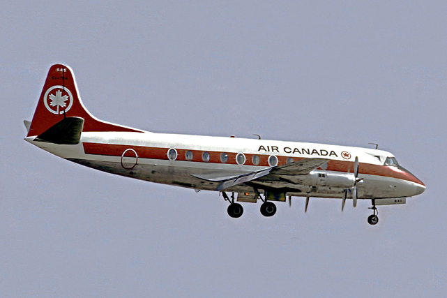 Photo of Air Canada Viscount CF-TIA c/n 309 March 1972