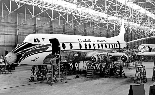 Photo of Compañía Cubana de Aviación S.A. Viscount CU-T621 c/n 317 August 1958