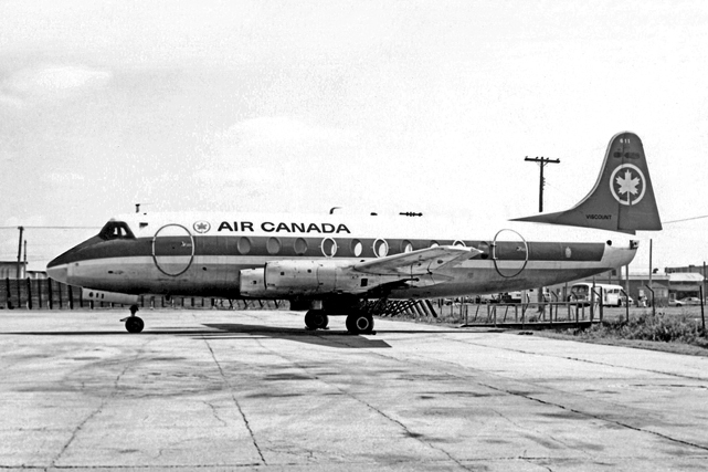 Photo of Air Canada Viscount CF-TGS c/n 56