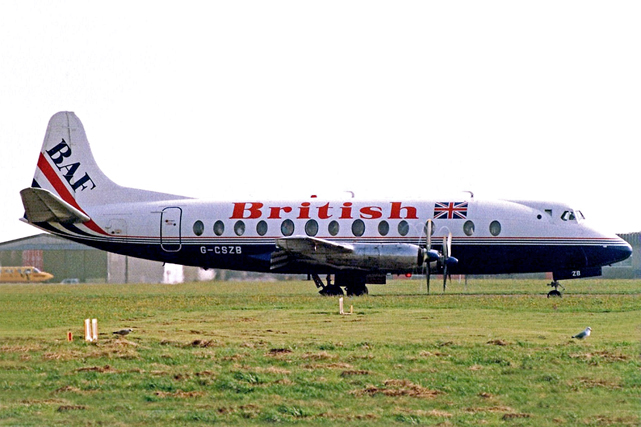 Photo of British Air Ferries (BAF) Viscount G-CSZB