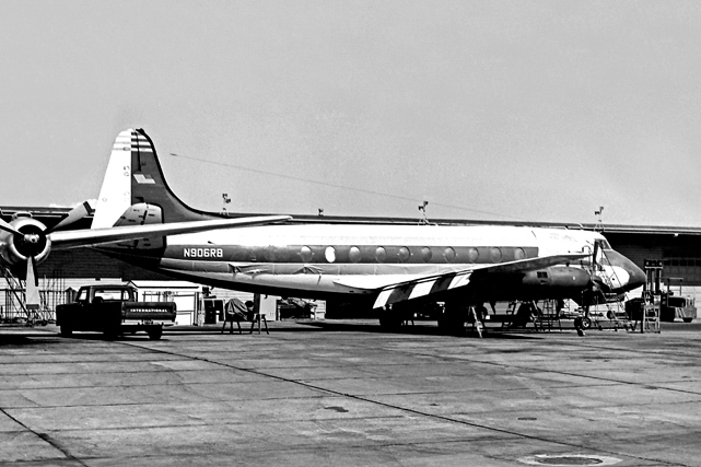 Photo of Roger Brothers Investments Viscount N906RB c/n 184 February 1970