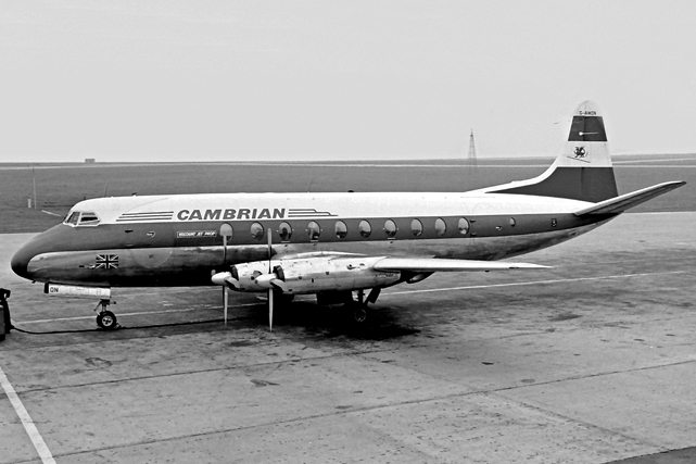 Photo of Cambrian Airways Viscount G-AMON