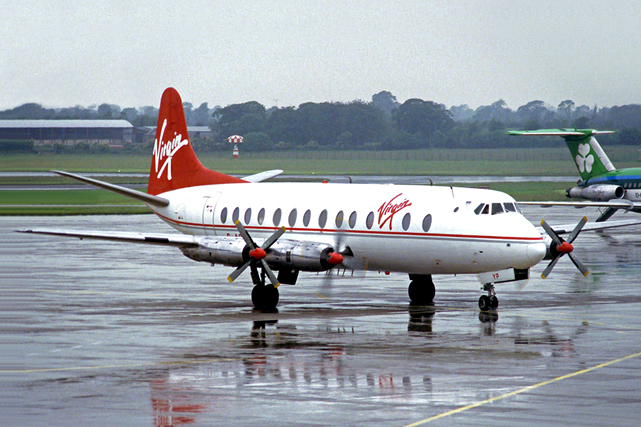 Photo of Virgin Atlantic Airways Viscount G-AOYP c/n 265 June 1987