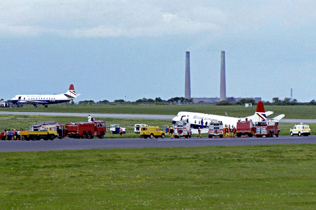 Photo of British Airways (BA) Viscount G-AOYS c/n 267 May 1979