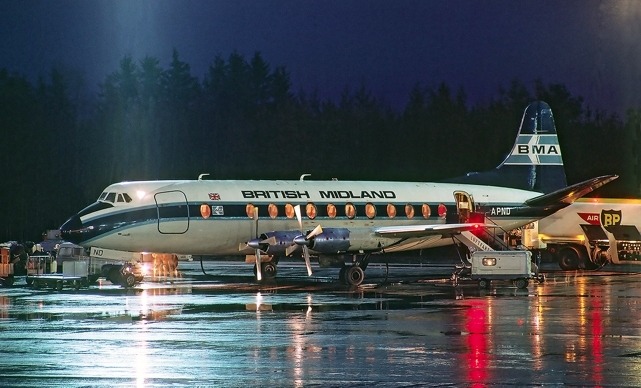 BMA - British Midland Airways V.831 Viscount c/n 402 G-APND