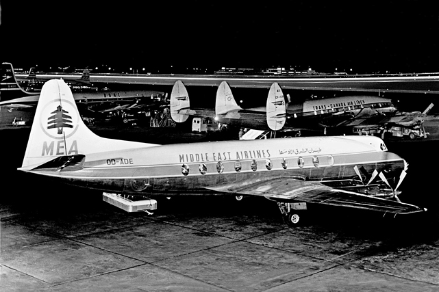 Photo of Middle East Airlines (MEA) Viscount OD-ADE c/n 244