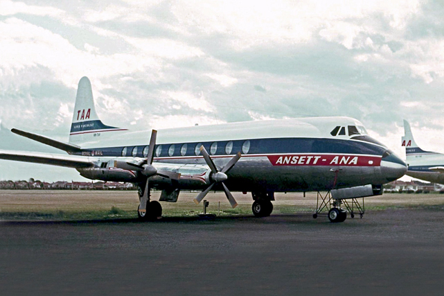 Photo of Trans-Australia Airlines (TAA) Viscount VH-TVF c/n 49 October 1966