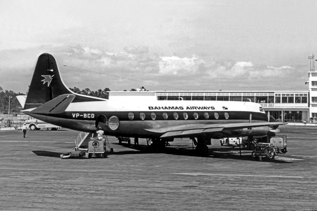 Photo of Bahamas Airways Viscount VP-BCD c/n 72 June 1966