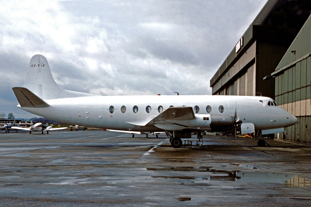 Photo of Alidair Viscount CF-TIF c/n 386 April 1978