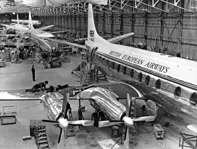 Photo of British European Airways Corporation (BEA) Viscount G-AOJC