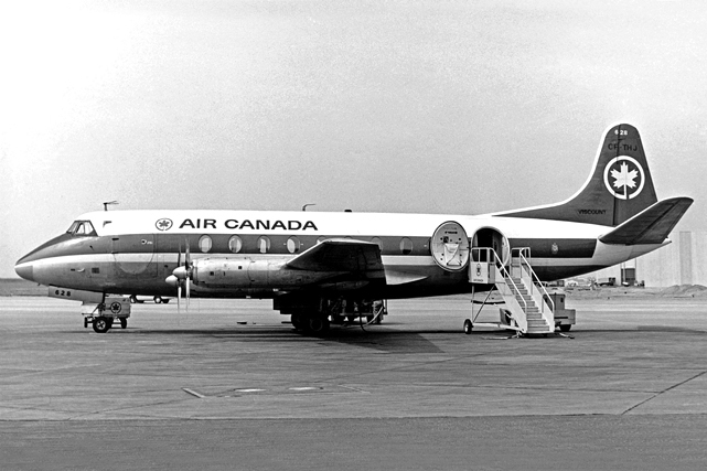 Photo of Air Canada Viscount CF-THJ c/n 301 June 1965