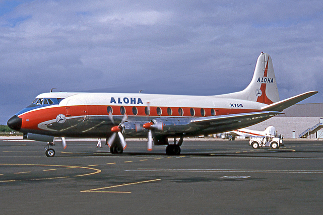 Photo of Aloha Airlines Viscount N7415 c/n 113 November 1963
