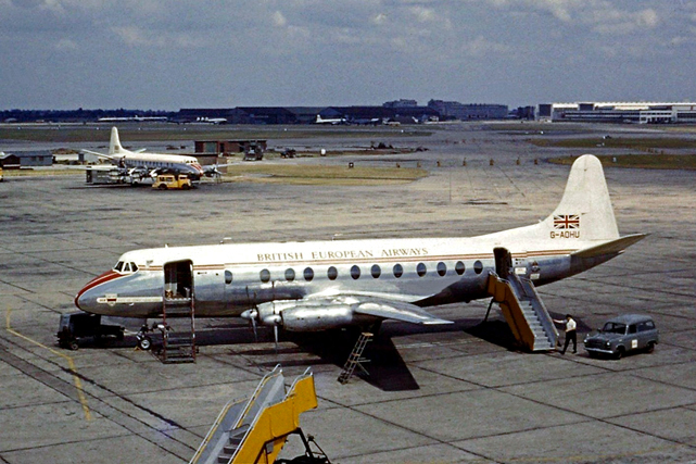 Photo of British European Airways Corporation (BEA) Viscount G-AOHU c/n 169 June 1958
