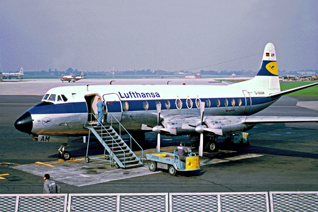 Photo of Deutsche Lufthansa AG Viscount D-ANAM c/n 368 November 1968