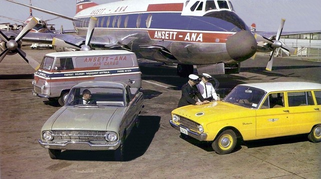 Photo of ANSETT-ANA Viscount VH-RML c/n 319 January 1963