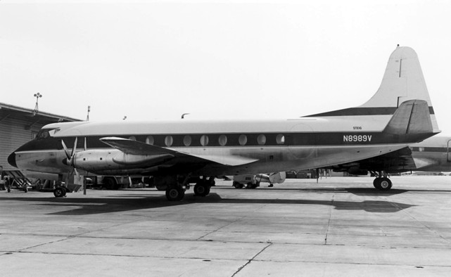 Photo of Air Rent Inc Viscount N8989V c/n 391 March 1974