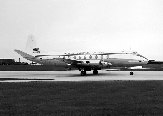 Photo of British European Airways Corporation (BEA) Viscount G-AMOA c/n 9