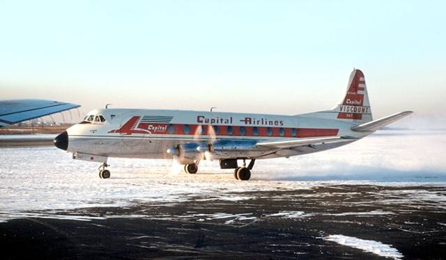 Photo of Capital Airlines (USA) Viscount N7448 c/n 204 December 1957