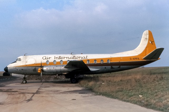 Photo of Alfred James Spencer Viscount G-APPX c/n 73 February 1973