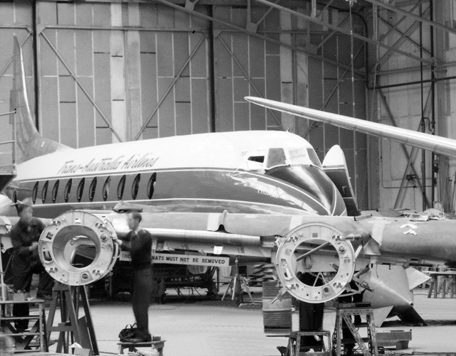 Photo of Trans-Australia Airlines (TAA) Viscount VH-TVF