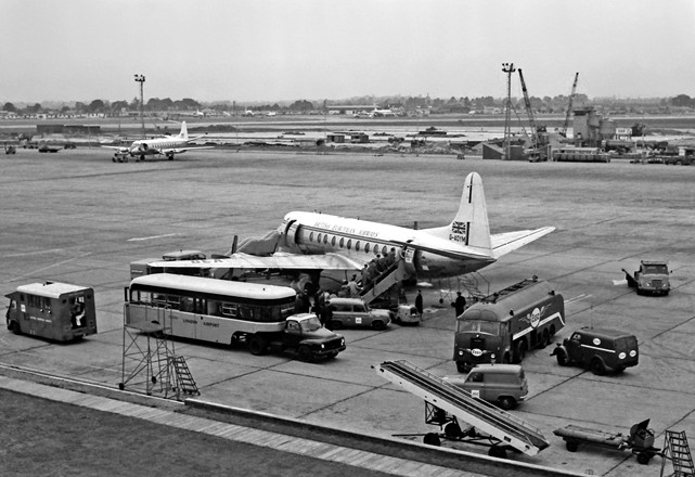 Photo of British European Airways Corporation (BEA) Viscount G-AOYM c/n 262 July 1959