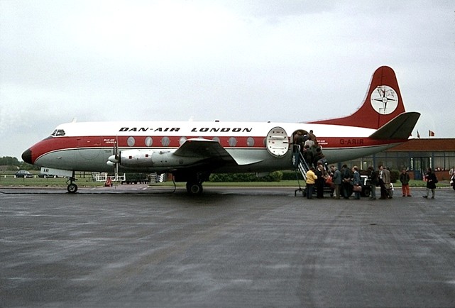 Photo of Dan-Air London Viscount G-ARIR c/n 36