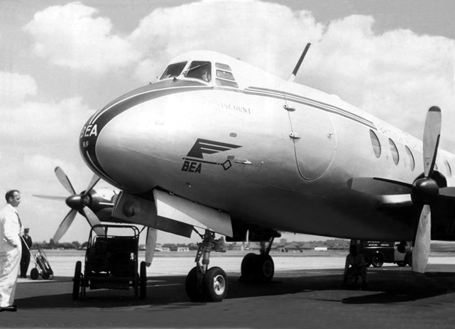 Photo of British European Airways Corporation (BEA) Viscount G-AHRF c/n 1