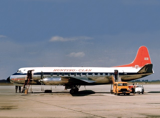 Photo of Hunting-Clan Air Transport Ltd (HCA) Viscount G-APTC c/n 425 June 1960