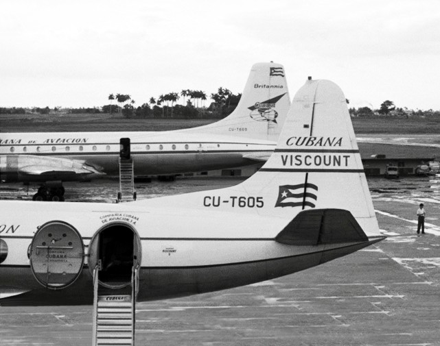 Photo of Compañía Cubana de Aviación S.A. Viscount CU-T605