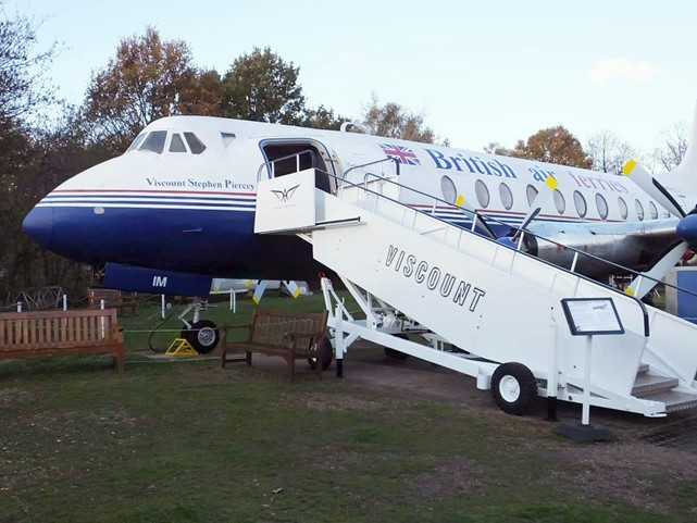 Photo of Brooklands Museum Viscount G-APIM c/n 412 November 2018