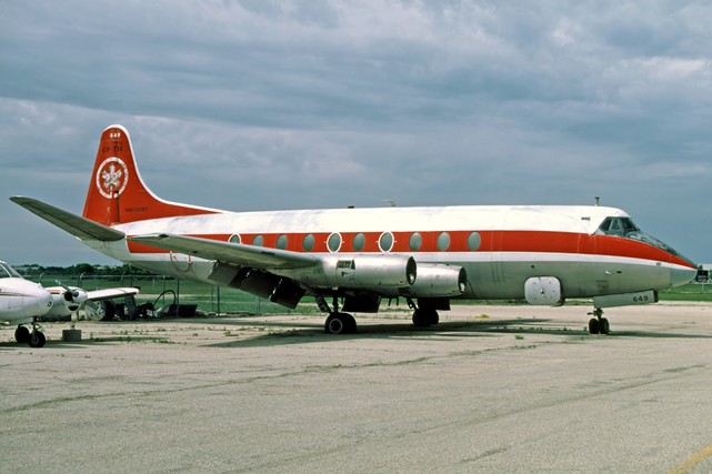 Photo of Western Canada Aviation Museum Inc (WCAM) Viscount CF-TIE c/n 385 June 1986
