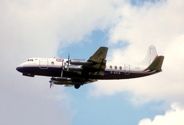 Photo of Capital Airlines (UK) Viscount G-AOYN c/n 263
